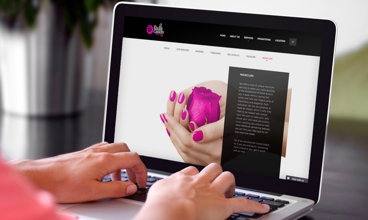 Nail Candy Beauty Spa Effective Branding and Digital Agency, UAE