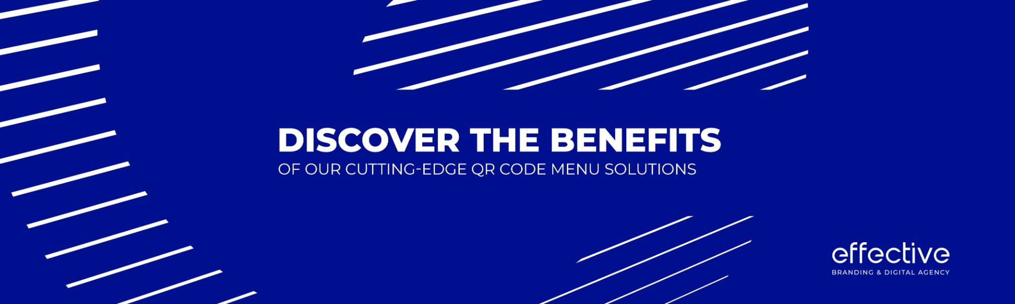 Discover the Benefits of Our Cutting Edge QR Code Menu Solutions