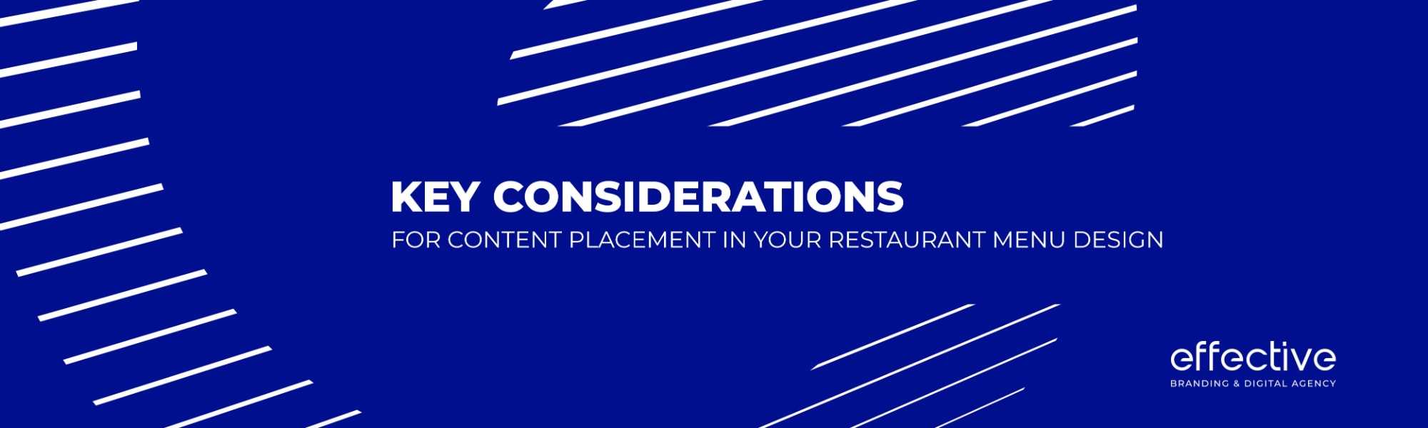 Key Considerations for Content Placement in Your Restaurant Menu Design