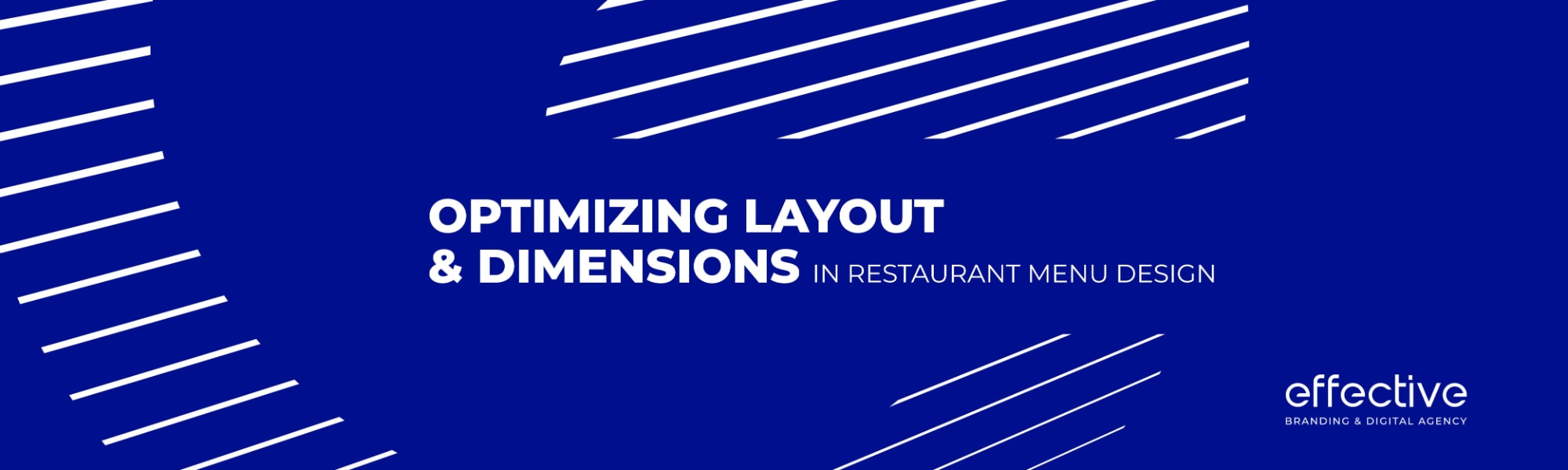 Optimizing Layout and Dimensions in Restaurant Menu Design