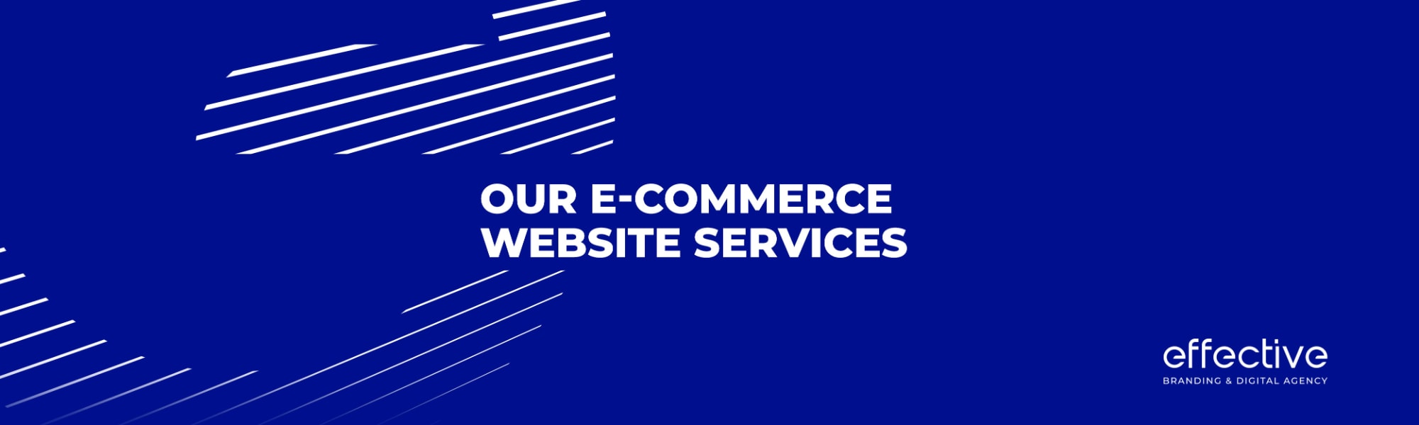 Our e-commerce website services include