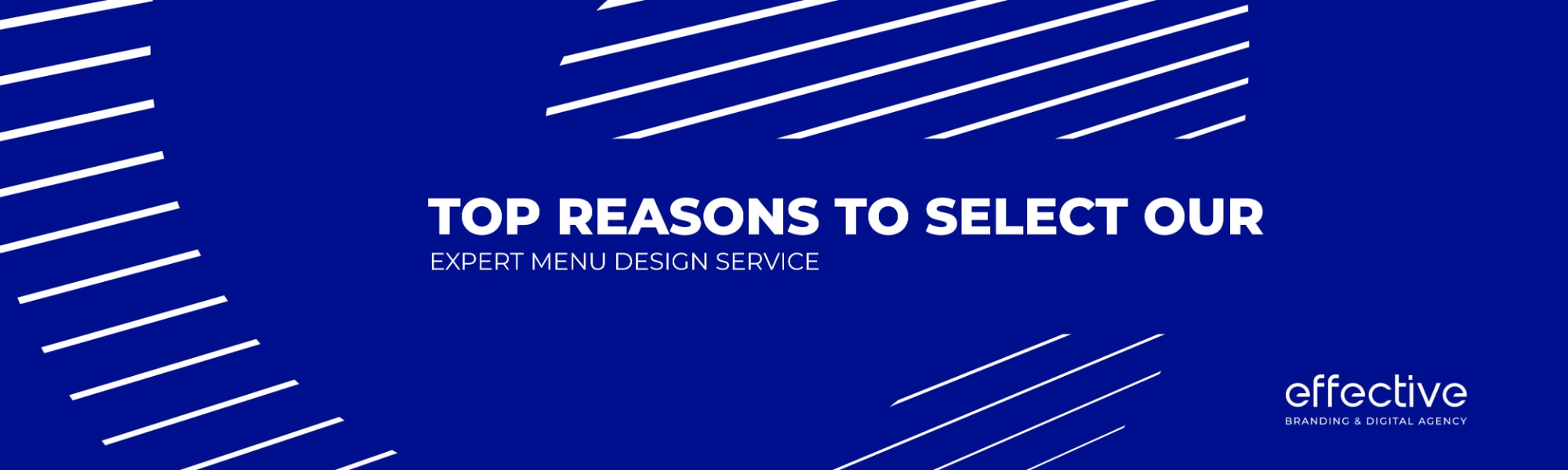 Top Reasons to Select Our Expert Menu Design Service