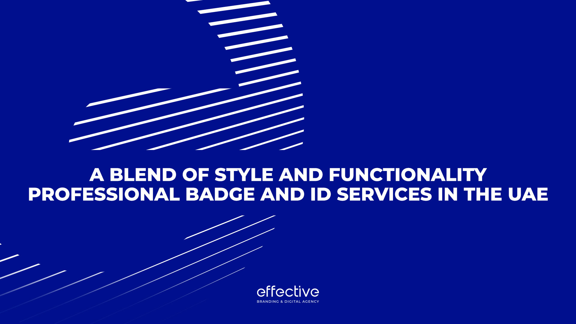 A Blend of Style and Functionality: Professional Badge and ID Services in the UAE