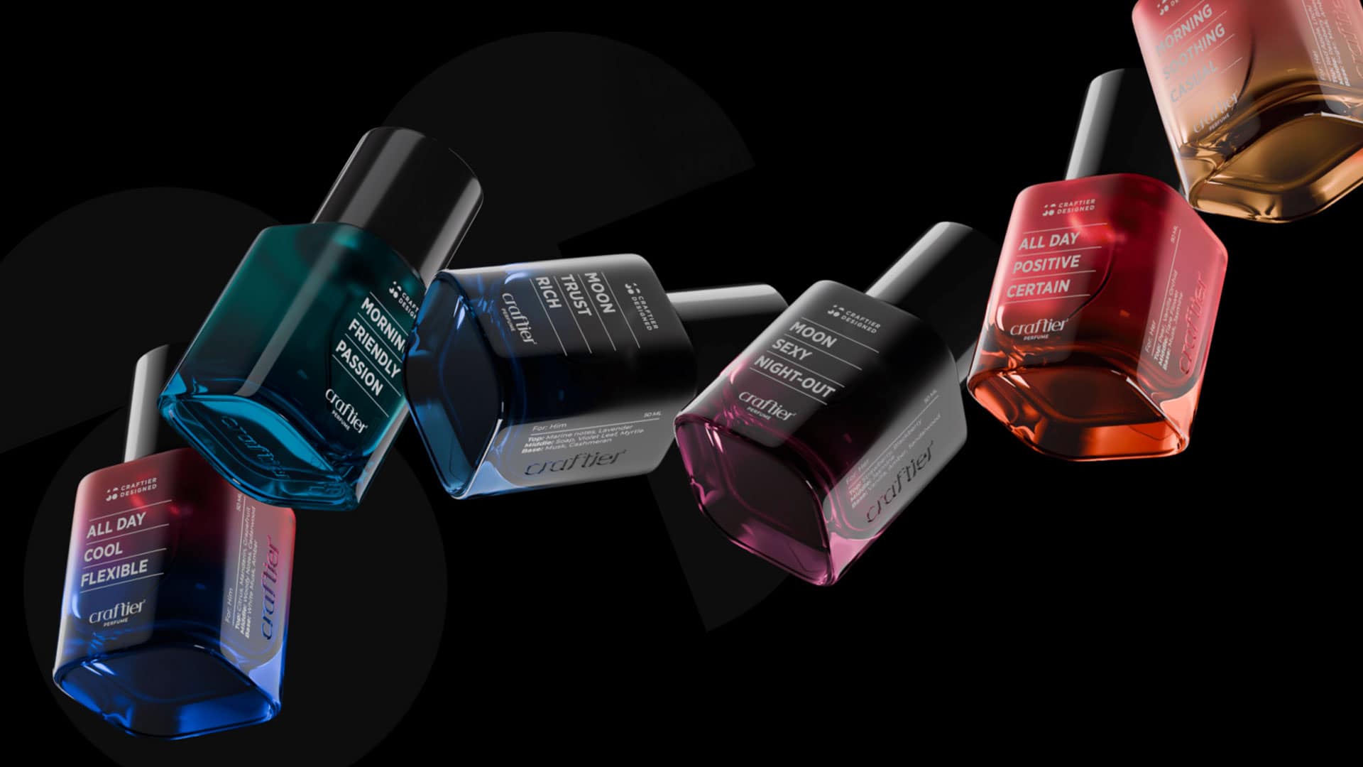 Branding and Visual Identity for Craftier Designed By Craftier Perfumes